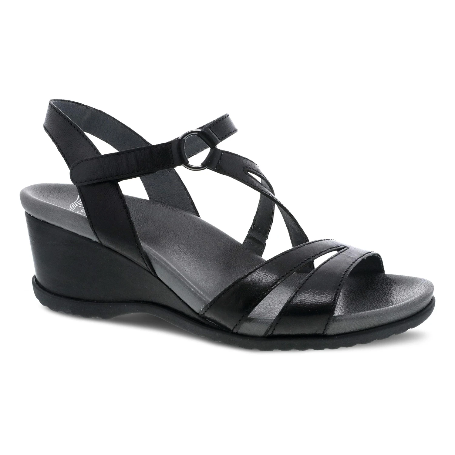 Dansko Addyson Black Glazed Leather 1 Dansko Addyson Black Glazed Leather