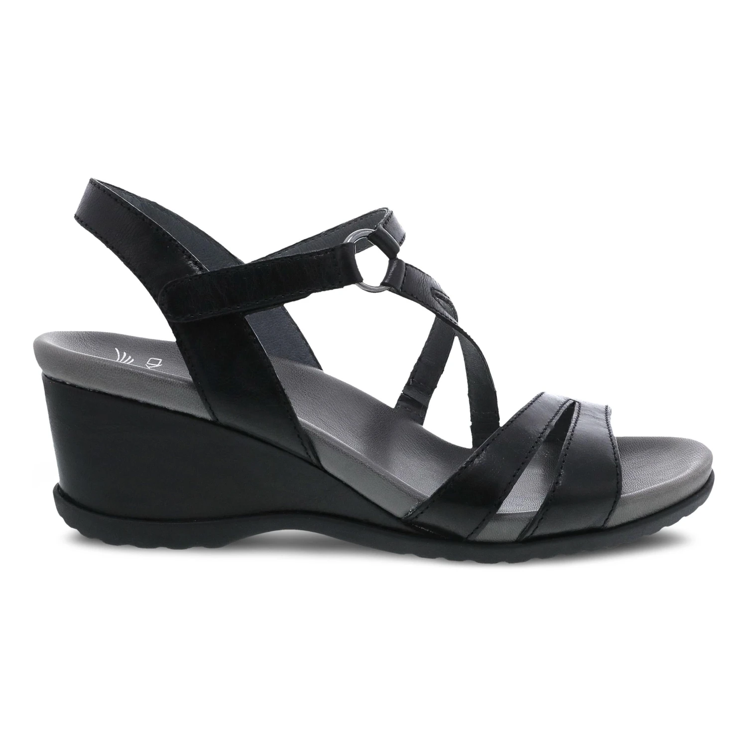 Dansko Addyson Black Glazed Leather 2 Dansko Addyson Black Glazed Leather - Image 2