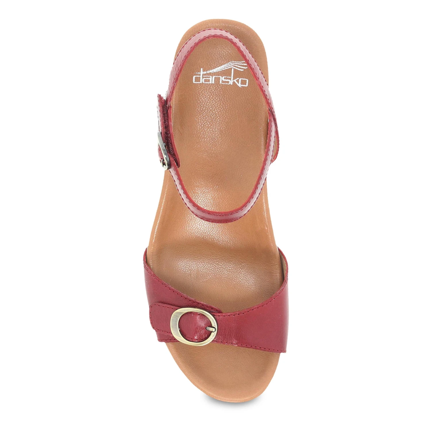 Dansko Arielle Red Glazed Leather 5 Dansko Arielle Red Glazed Leather - Image 5