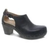 Dansko Sassy Black Milled Burnished