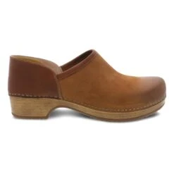 Dansko Brenna Tan Burnished Suede -Dansko 9431151600 VIS