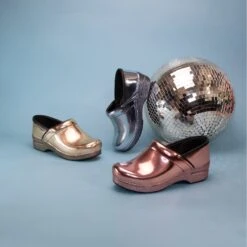 Dansko Professional Sky Chrome Metallic -Dansko F23 Professional Chrome Collection Flatlay 2400x2400 89737c90 9deb 4f89 a591 e5aadec564d6